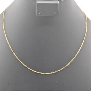 Herco 18k Yellow Gold 19.75" Chain Necklace 3.60g